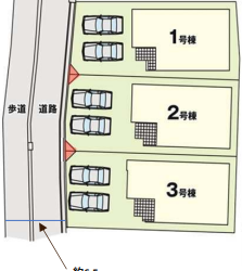 区画図　2号棟です地図