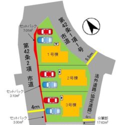 区画図　2号棟です