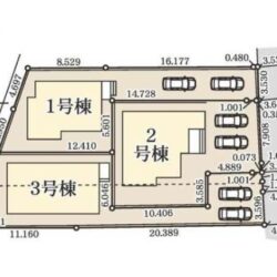 区画図　3号棟です