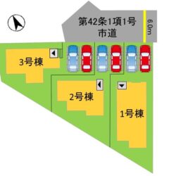 区画図　2号棟です