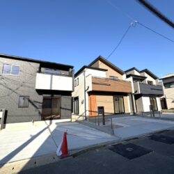 真ん中が2号棟です外観