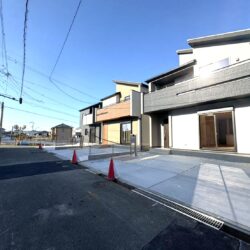 真ん中が2号棟です外観