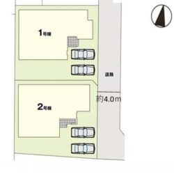 区画図　2号棟です地図