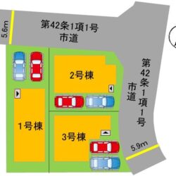 区画図　3号棟です