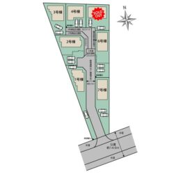区画図　7号棟です
