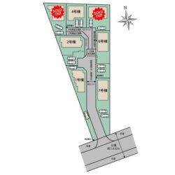 区画図　3号棟です