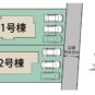 区画図　2号棟です