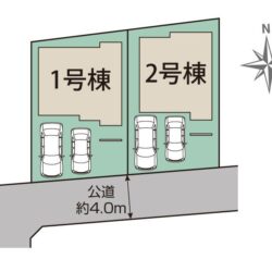 区画図　2号棟です地図