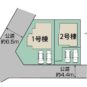 地図 区画図　2号棟です