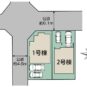 地図 区画図　1号棟です