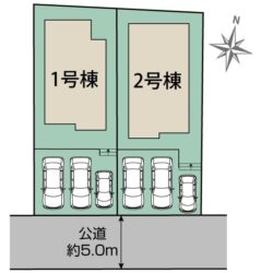 区画図　2号棟です地図