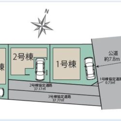 区画図　3号棟です地図