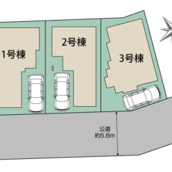 区画図　3号棟です