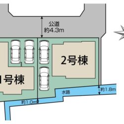 区画図　2号棟です地図