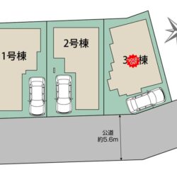 区画図　2号棟です