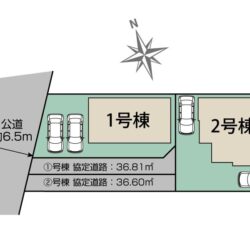 区画図　2号棟です
