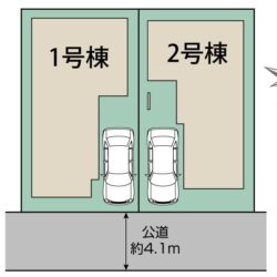 区画図　2号棟です