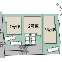 区画図　3号棟です