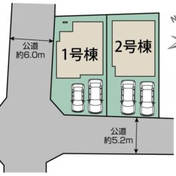 区画図　2号棟です地図