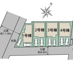 区画図　3号棟です地図