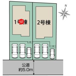 区画図　2号棟です地図