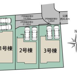 区画図　3号棟です