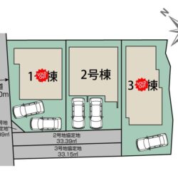 区画図　2号棟です