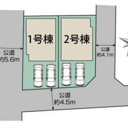 区画図　2号棟です地図