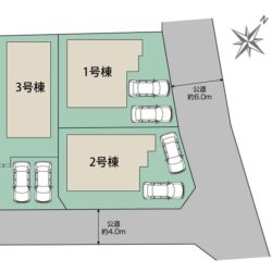 区画図　3号棟です地図