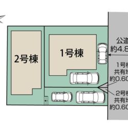 区画図　2号棟です