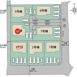 区画図　2号棟です