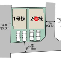 区画図　2号棟です地図