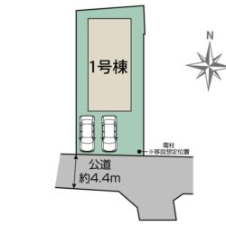 区画図　3号棟です