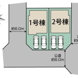 区画図　2号棟です