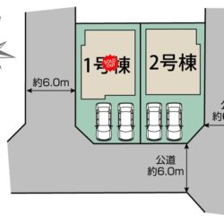区画図　2号棟です