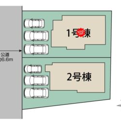 区画図　2号棟です