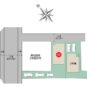 地図 区画図　2号棟です