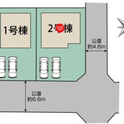 区画図　2号棟です