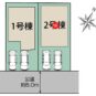 区画図　2号棟です