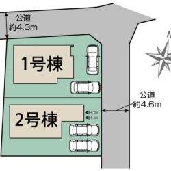 区画図　2号棟です