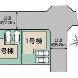 区画図　2号棟です