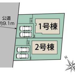 区画図　2号棟です