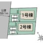 区画図　1号棟です