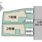 地図 区画図　1号棟です