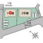 地図 区画図　2号棟です
