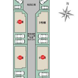 区画図　5号棟です地図