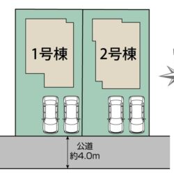 区画図　2号棟です地図