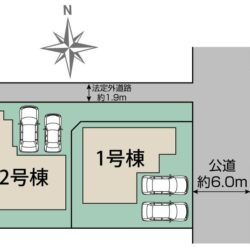 区画図　2号棟です地図