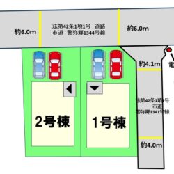 区画図　1号棟です