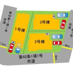 区画図　3号棟です